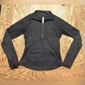 Lululemon 1/4 Quarter Zip Pullover Shirt Size 6 Gray